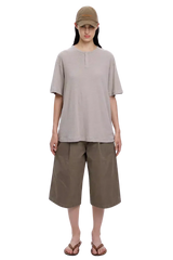 MasonPrince Soft Cotton Half Button Tee