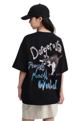 Dangerous People Sorona Hand Painted Kitten Tee
(Sorona Material)