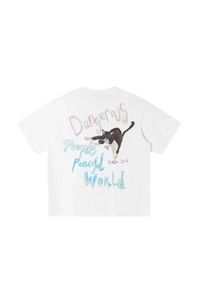 Dangerous People Sorona Hand Painted Kitten Tee
(Sorona Material)