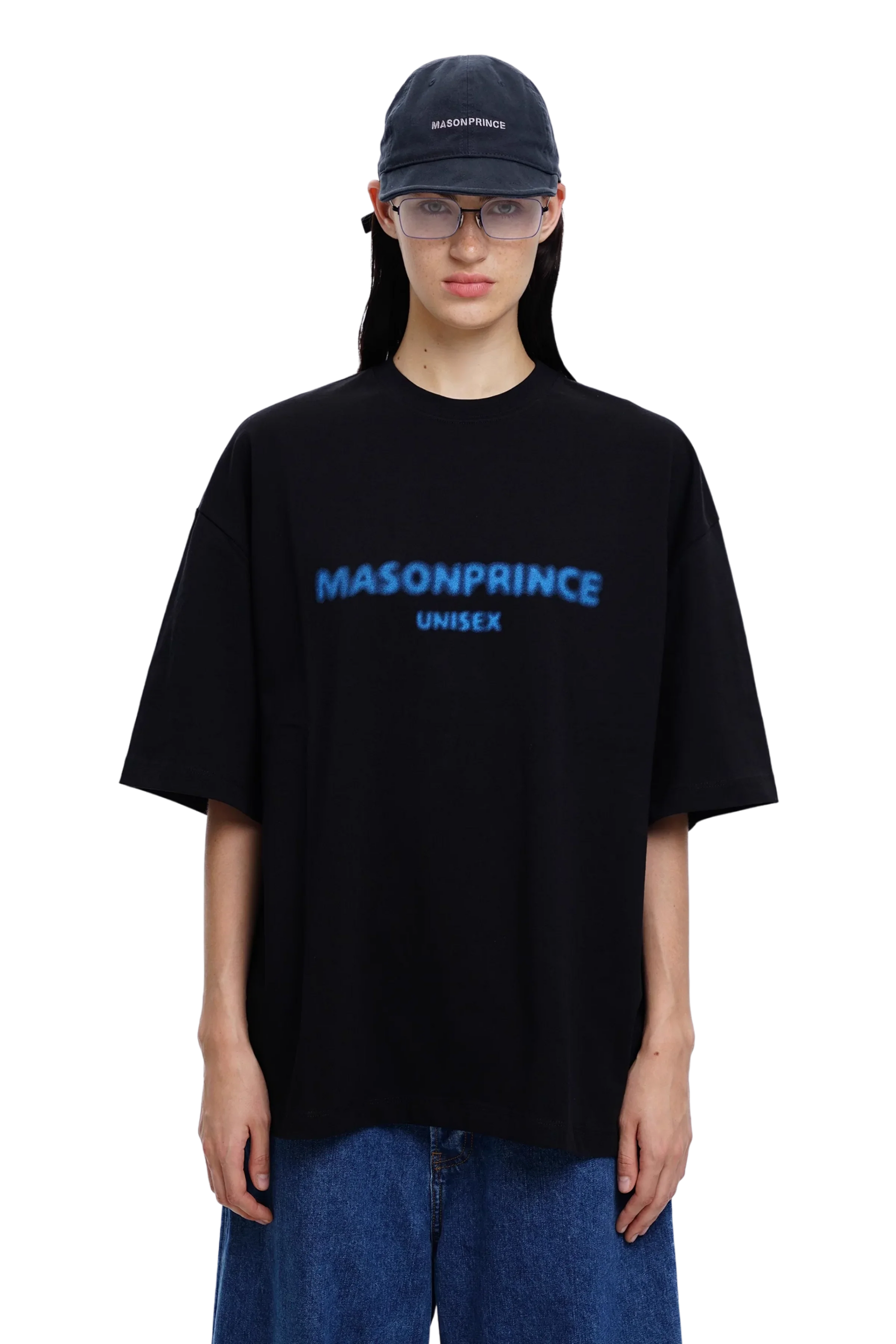 Masonprince Special Edition Faded Logo Tee Electric Blue