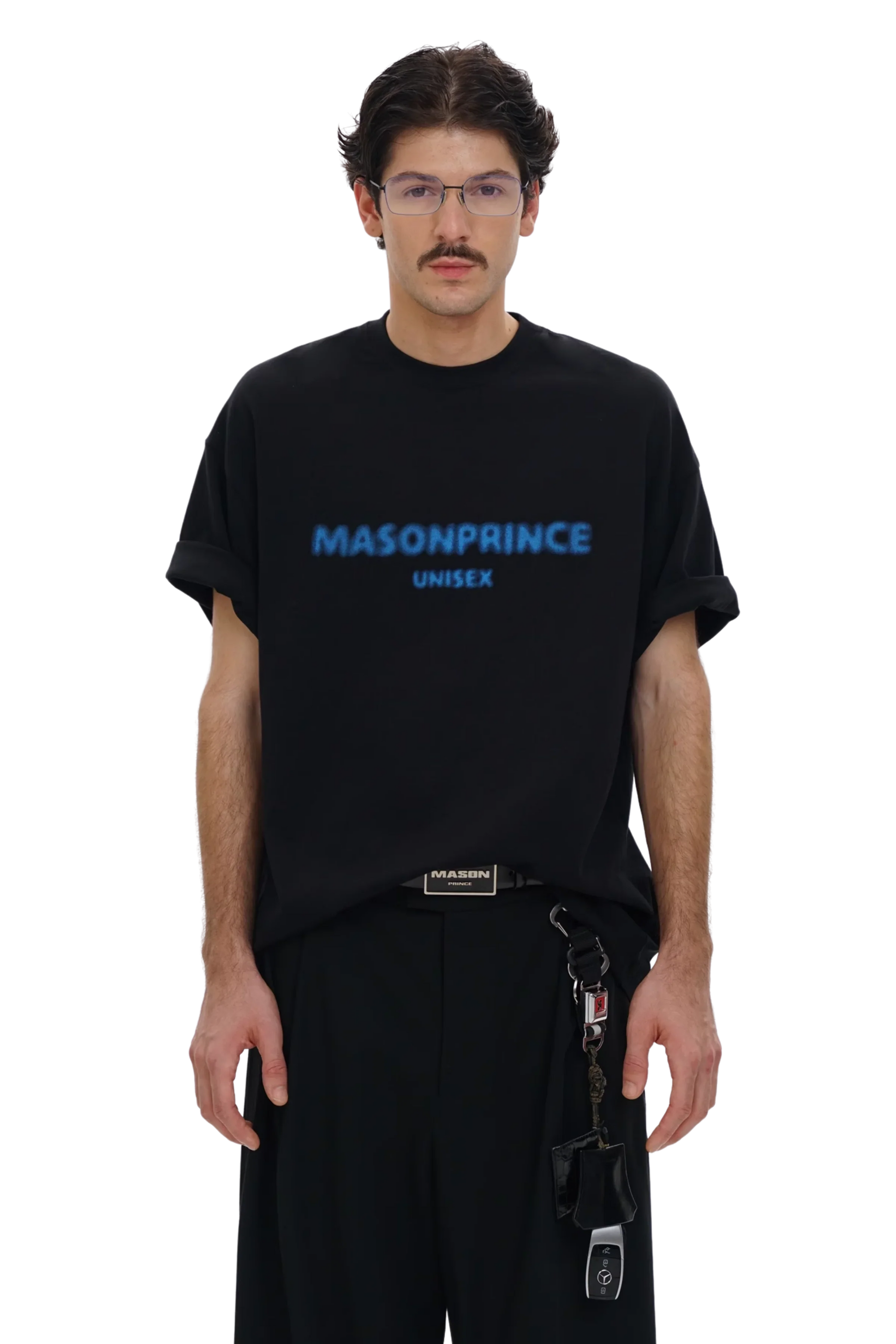 Masonprince Special Edition Faded Logo Tee Electric Blue