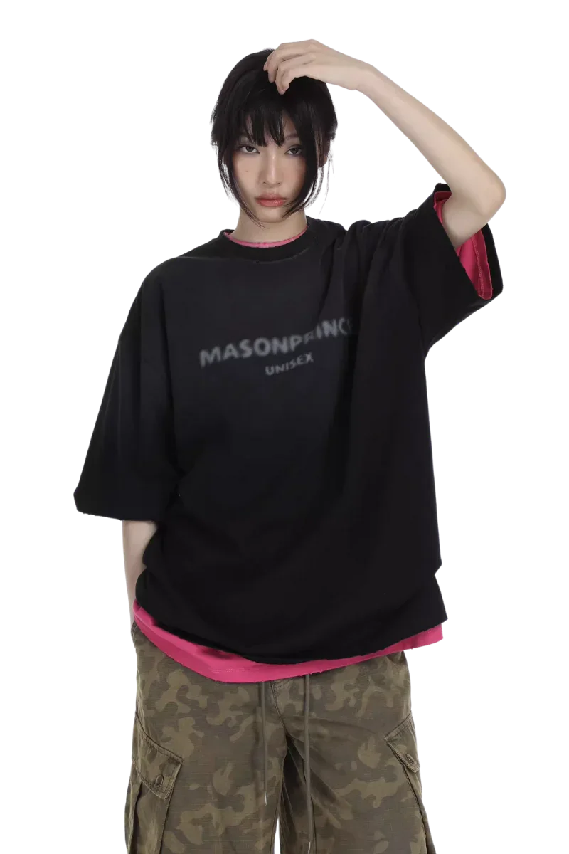 MasonPrince Stained 2.0 Faded Logo Tee