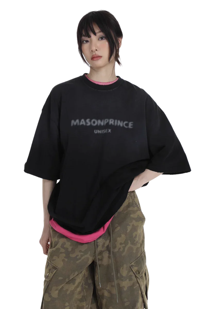 MasonPrince Stained 2.0 Faded Logo Tee