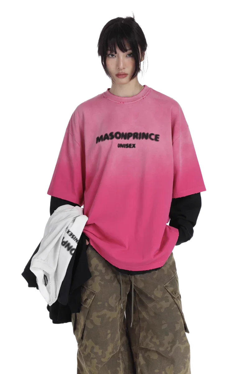 MasonPrince Stained 2.0 Faded Logo Tee