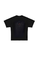 MasonPrince Stained Distressed Bull's Eye Tee