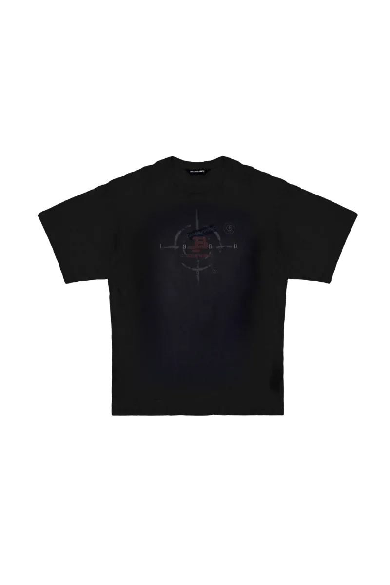 MasonPrince Stained Distressed Bull's Eye Tee