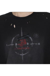 MasonPrince Stained Distressed Bull's Eye Tee