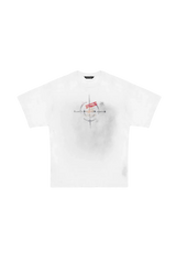MasonPrince Stained Distressed Bull's Eye Tee