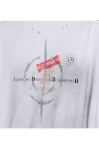 MasonPrince Stained Distressed Bull's Eye Tee