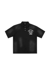 MEDM SS25 Stained Waffle Polo Tee