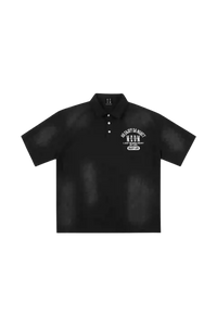 MEDM SS25 Stained Waffle Polo Tee