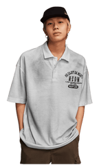 MEDM SS25 Stained Waffle Polo Tee