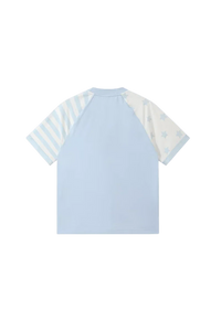 IDontSmoke Star Stripe Two Tone Tee(Sorona Material) - ShaLaoBan