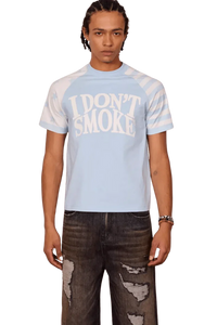 IDontSmoke Star Stripe Two Tone Tee(Sorona Material) - ShaLaoBan