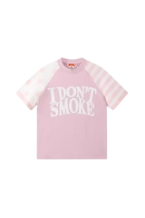 IDontSmoke Star Stripe Two Tone Tee(Sorona Material) - ShaLaoBan
