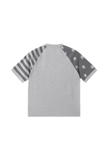 IDontSmoke Star Stripe Two Tone Tee(Sorona Material) - ShaLaoBan