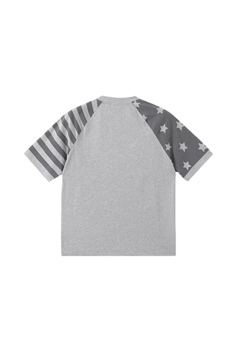 IDontSmoke Star Stripe Two Tone Tee(Sorona Material) - ShaLaoBan