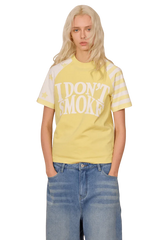 IDontSmoke Star Stripe Two Tone Tee(Sorona Material) - ShaLaoBan