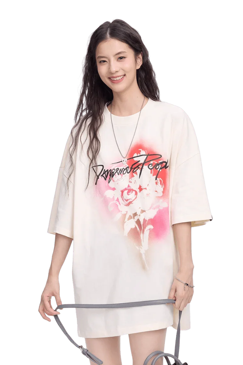 Dangerous People Street Bouquet Tee - ShaLaoBan