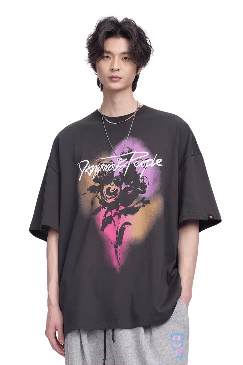 Dangerous People Street Bouquet Tee - ShaLaoBan