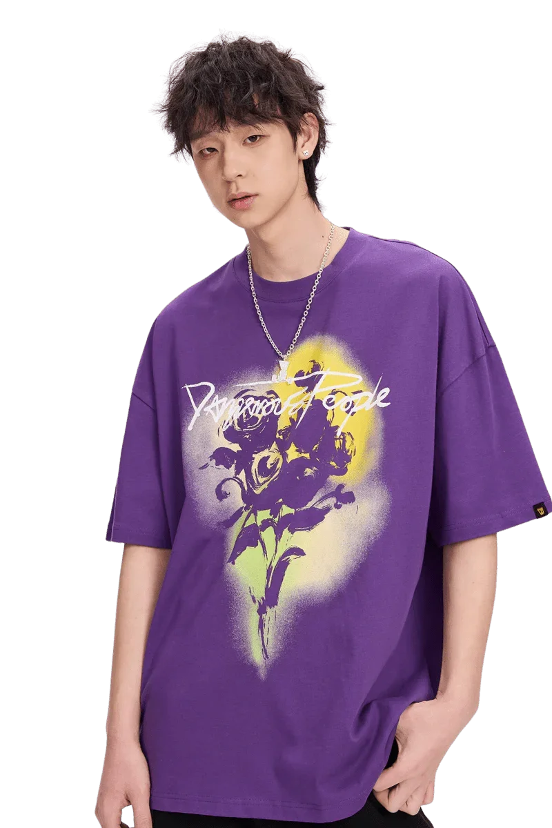 Dangerous People Street Bouquet Tee - ShaLaoBan