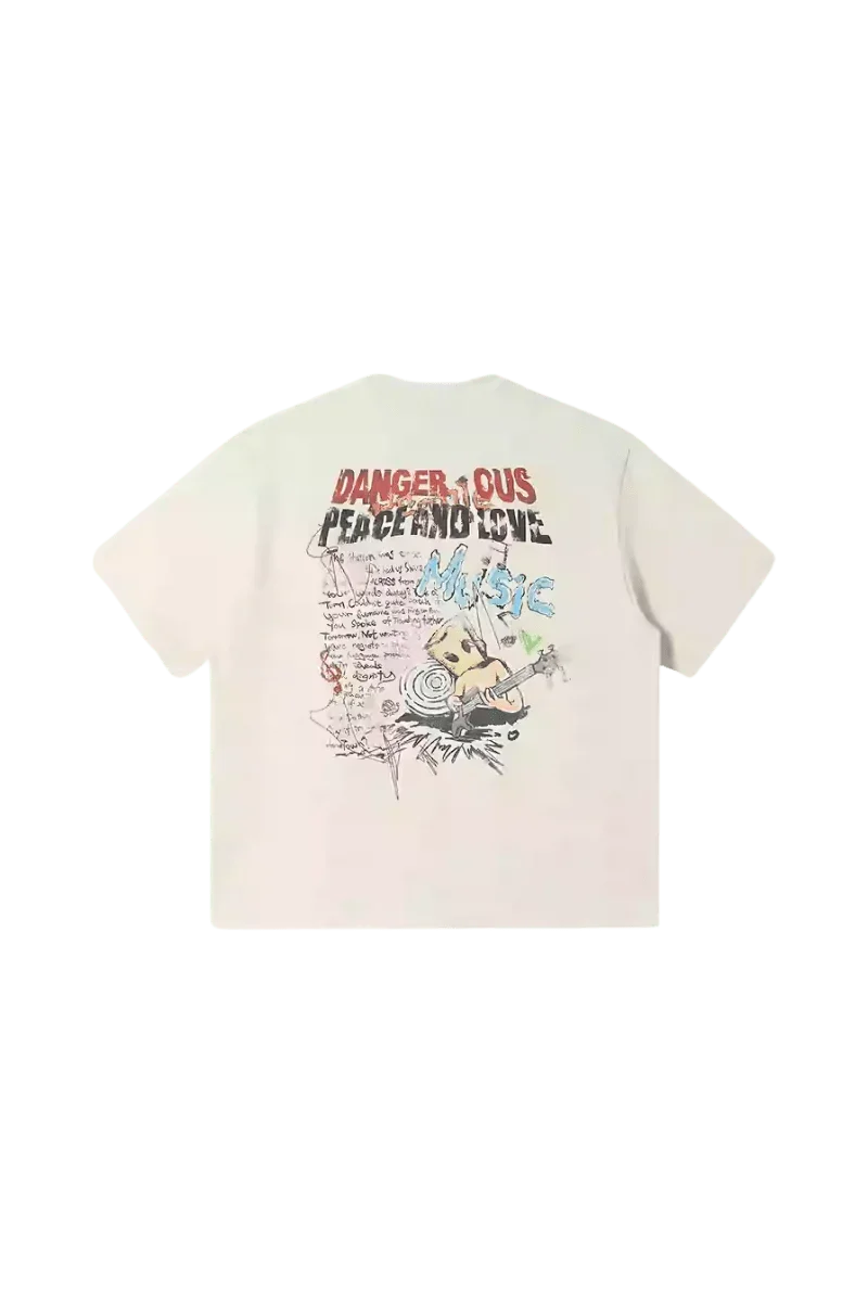 Dangerous People Street Music Heavy Weight Tee - ShaLaoBan