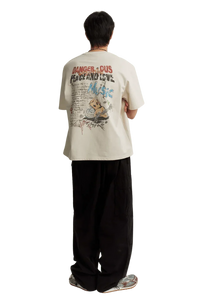 Dangerous People Street Music Heavy Weight Tee - ShaLaoBan
