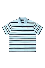 Dangerous People Striped Polo Tee - ShaLaoBan