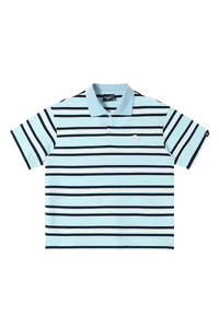 Dangerous People Striped Polo Tee - ShaLaoBan