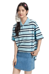 Dangerous People Striped Polo Tee - ShaLaoBan