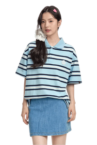 Dangerous People Striped Polo Tee - ShaLaoBan