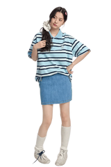 Dangerous People Striped Polo Tee - ShaLaoBan