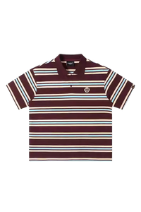 Dangerous People Striped Polo Tee - ShaLaoBan