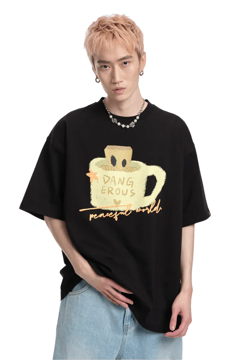 Dangerous People Tea Cup Tee - ShaLaoBan