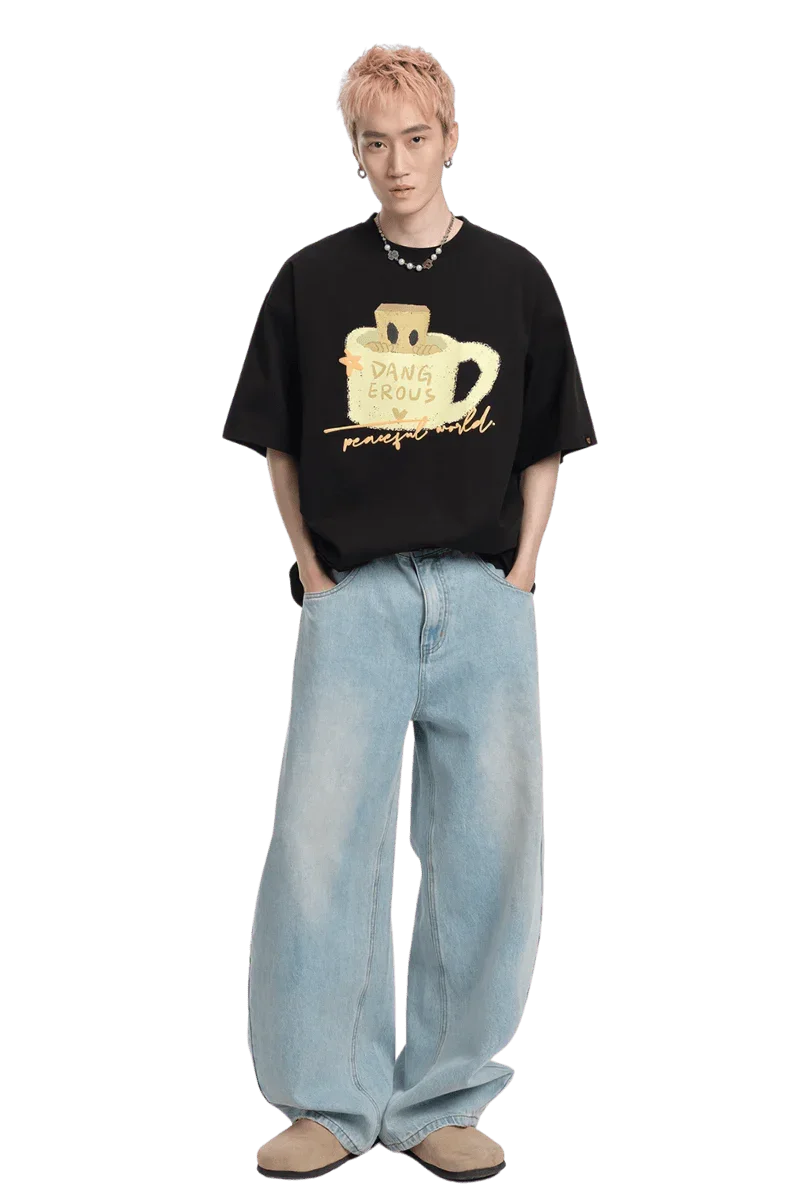 Dangerous People Tea Cup Tee - ShaLaoBan