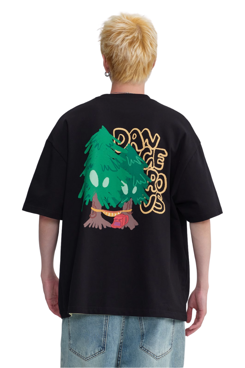 Dangerous People Travel Tree Grafitti Tee