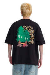 Dangerous People Travel Tree Grafitti Tee