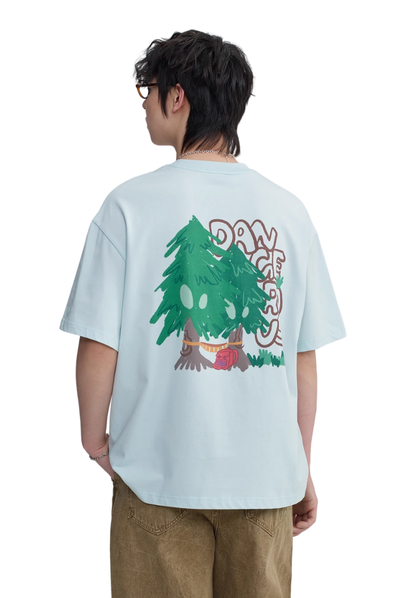 Dangerous People Travel Tree Grafitti Tee