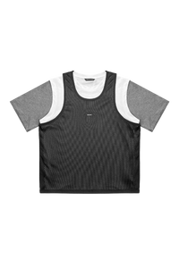 MasonPrince Two Piece Mesh Jersey Tee