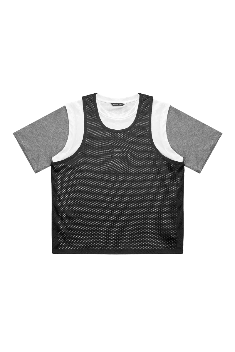 MasonPrince Two Piece Mesh Jersey Tee