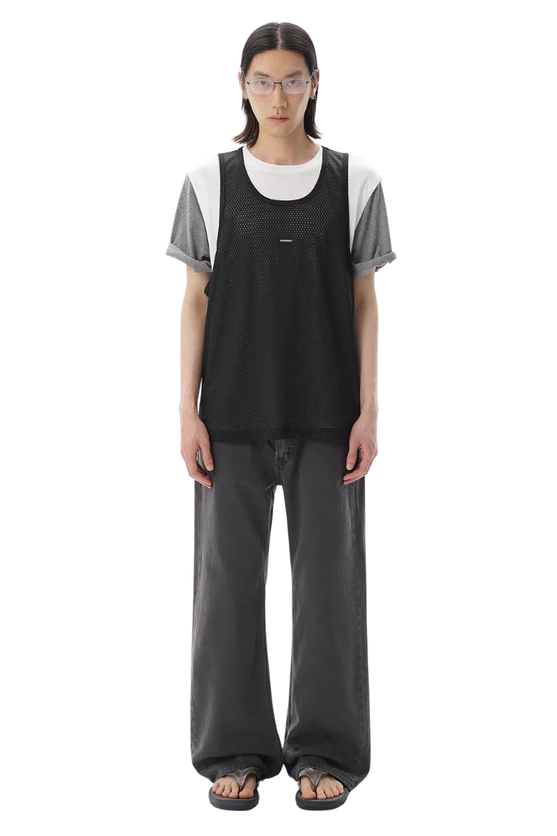 MasonPrince Two Piece Mesh Jersey Tee