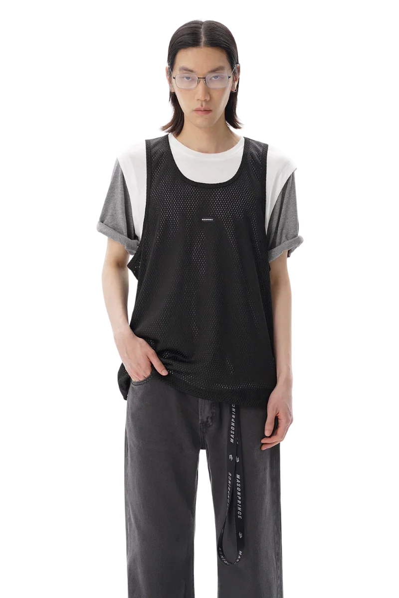 MasonPrince Two Piece Mesh Jersey Tee