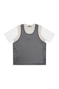 MasonPrince Two Piece Mesh Jersey Tee