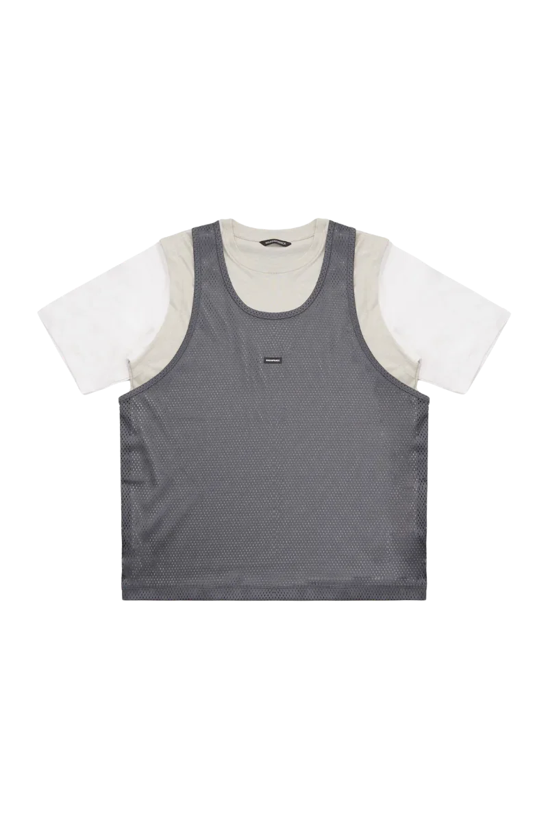 MasonPrince Two Piece Mesh Jersey Tee