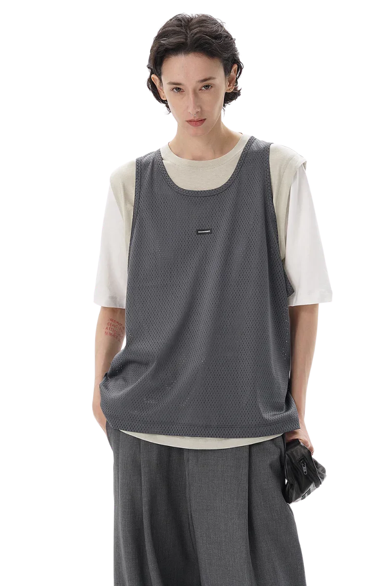 MasonPrince Two Piece Mesh Jersey Tee