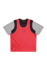 MasonPrince Two Piece Mesh Jersey Tee