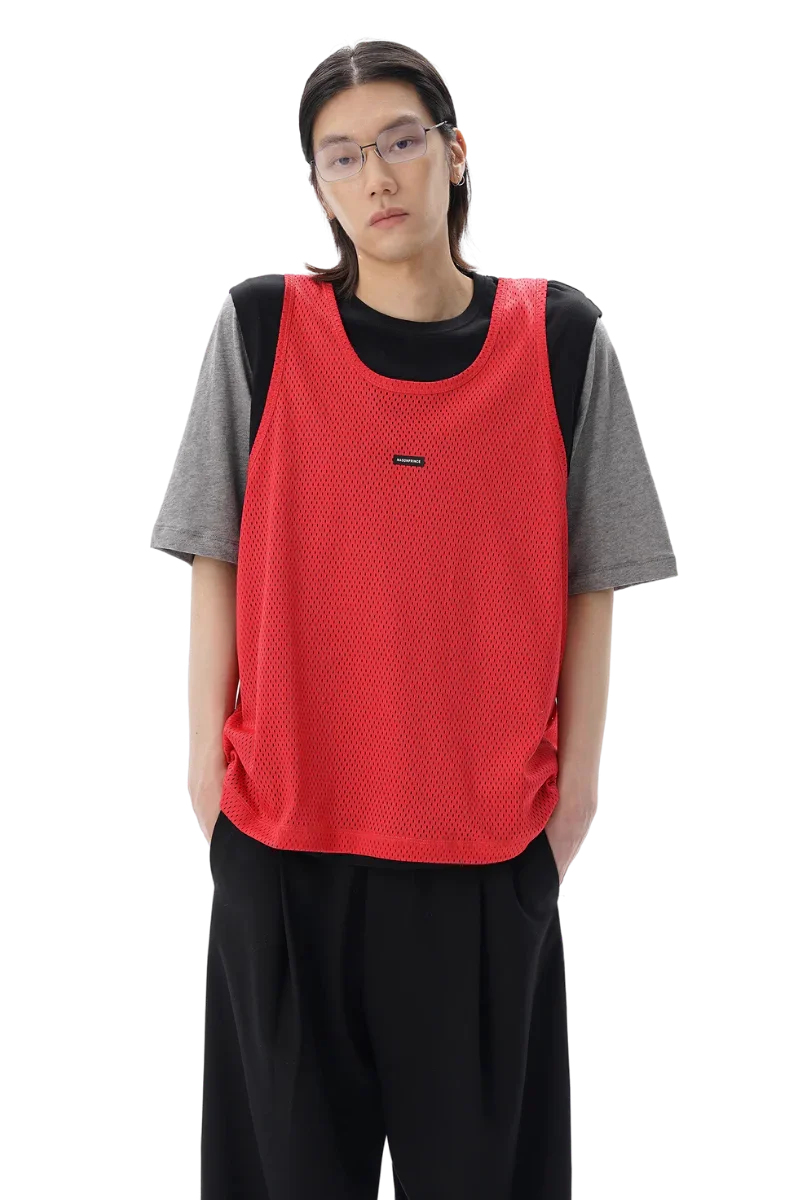 MasonPrince Two Piece Mesh Jersey Tee