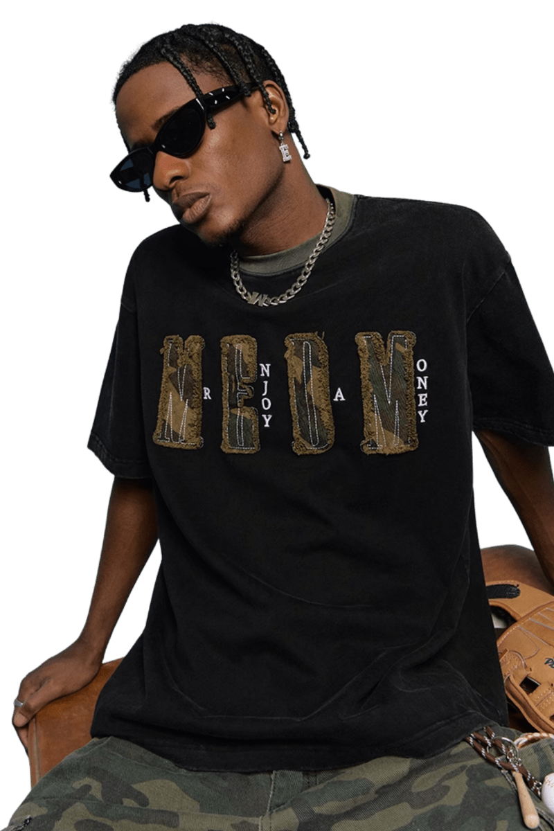 MEDM SS25 Two Tone Collar Tee
