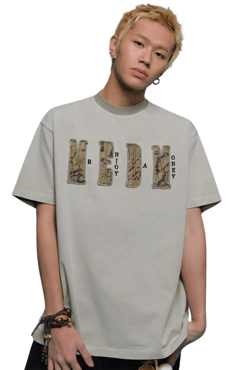 MEDM SS25 Two Tone Collar Tee
