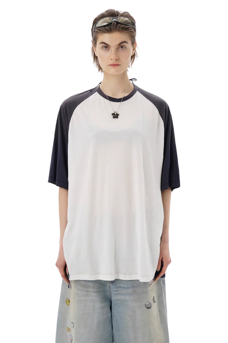 MasonPrince Two Tone Raglan Old Retro Tee